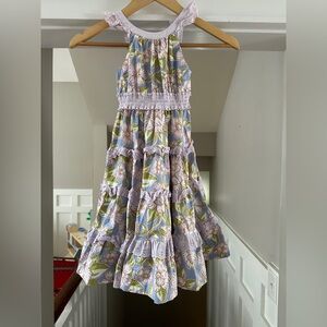 Matilda Jane Off to Wonderland Floral Maxi Tiered Sundress size 4T